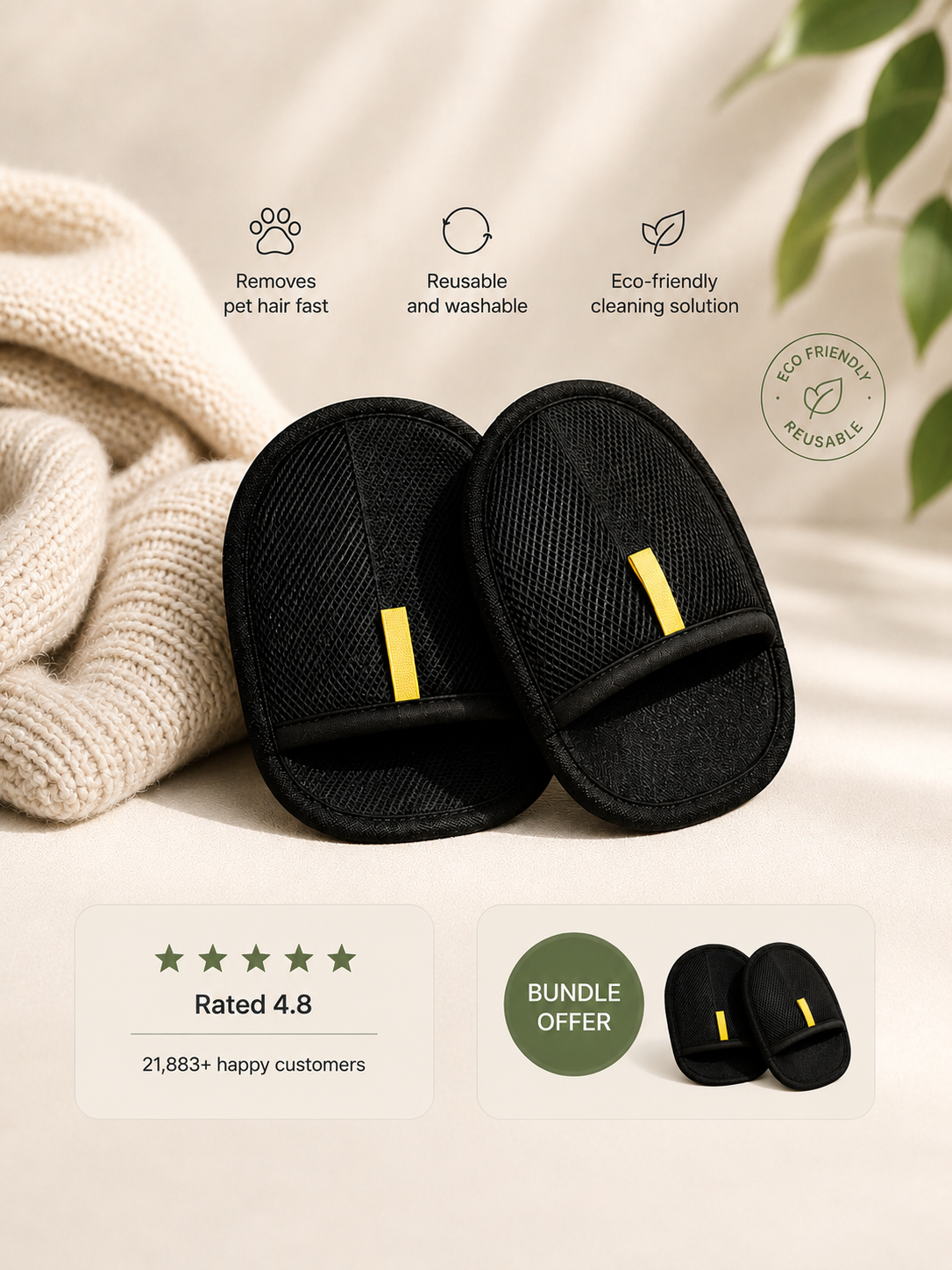 Reusable Eco Lint Glove