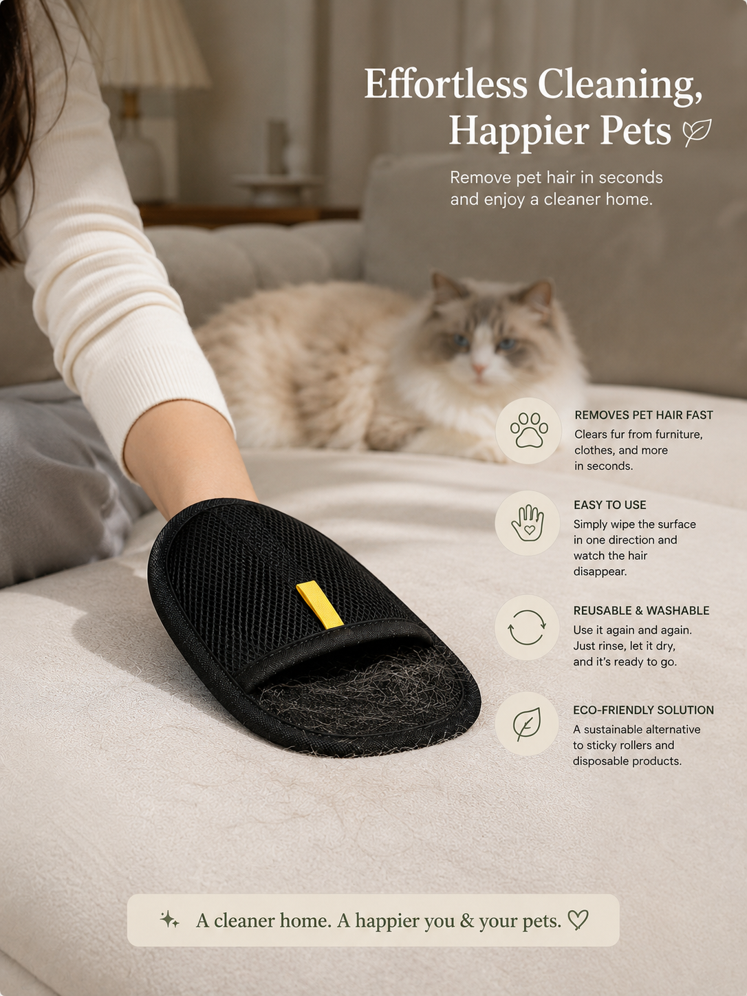 Reusable Eco Lint Glove